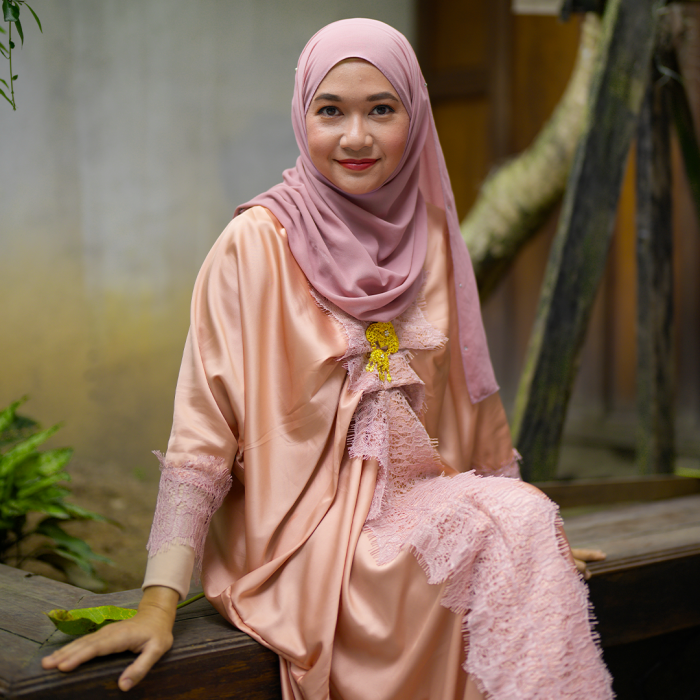 Kaften Lacey - Peach